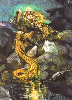 Змеёвка – Золотой Волос. Худ. И. Ушаков.